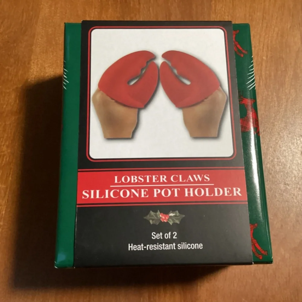 Lobster Claws Silicone Pot Holder New with tag Prewrapped & ready to go